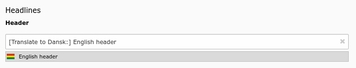 "Header" field of a tt_content record after translation has been created