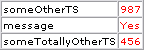 Debug output of our custom condition 1.